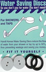 Water Saving Discs - Click here to read more...